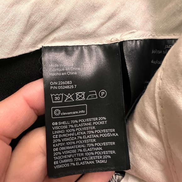 H&M Women's Grey and Cream Trousers - Picture 4 of 6